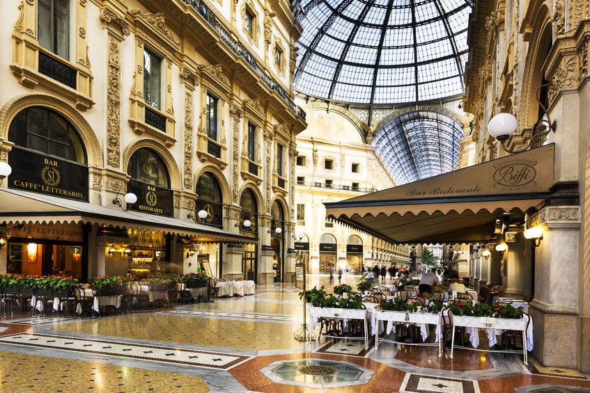 MILAN, ITALY - MAY 30, 2019: Louis Vuitton Store in galleria Vittorio  Emanuele, the oldest shopping mall and major landmark in Italy visited by  tourists all around the world Stock Photo